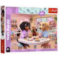 Jazavčari u kafiću puzzle od 300 dijelova - Trefl