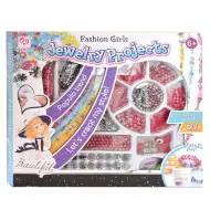 Jewelry Projects: DIY veliki set za izradu nakita u crvenim bojama s 200+ perli