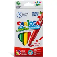 Jumbo flomasteri, set od 6 komada - Carioca