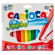 Jumbo flomasteri u držaču 12kom - Carioca