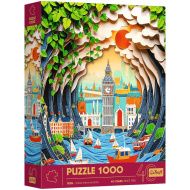 London 3D efekt 40. godišnjica izdanje puzzle od 1000 dijelova - Trefl