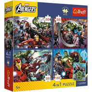 Marvel Osvetnici - 4 x 88 kom Premium Plus Kids puzzle - Trefl