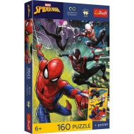 Marvel Spider-Man 160-dijelna UFT slagalica s posterom - Trefl