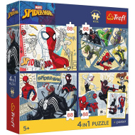Marvel Spider-Man - 4 x 88 kom Premium Plus Kids puzzle - Trefl