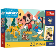 Mickey Mouse i prijatelji premium puzzle od 30 dijelova - Trefl