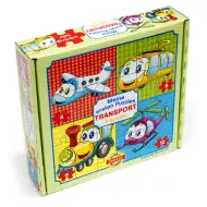 Moj prvi puzzle: U prometu 4 u 1 baby puzzle