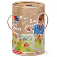 Molto: Nature City Bloks drvena igračka, 79 komada