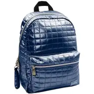 Must... Biserno plava prošivena školska torba, ruksak 26x14x36cm