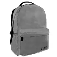 Must: Siva jednobojna RipStop školska torba, ruksak 32x17x42cm