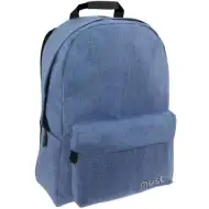 Must: Školska torba Blue Monochrome Jeans, ruksak 32x17x42cm