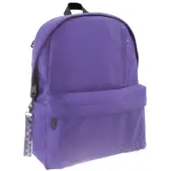 Must: Zaobljena ljubičasta školska torba s četiri odjeljka, ruksak 32x17x42cm