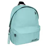 Must: Zaobljena svijetlo zelena školska torba s četiri odjeljka, ruksak 32x17x42cm