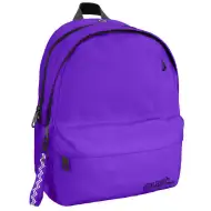 Must: Zaobljeni ljubičasti školski ruksak s četiri džepa, ruksak 32x19x42cm
