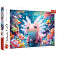 Nasmišeni aksolotl puzzle od 500 dijelova - Trefl