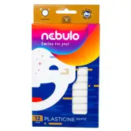 Nebulo: Bijeli plastelin set 12kom