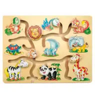 Nevjerojatne životinje drveni puzzle
