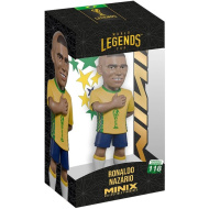 Nogometaš akcijska figura, 12 cm - World Cup Legends Brazil Ronaldo s brojem 9 na dresu