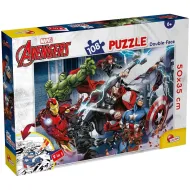 Osvetnici 2 u 1 puzzle od 108 dijelova i bojanka 50x35 cm - Lisciani