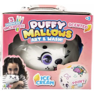 Pahuljasta marshmallow životinjica: Sladoled - roza