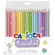 Pastelne drvene bojica 24kom - Carioca