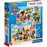 Paw Patrol 2x20kom puzzle - Clementoni