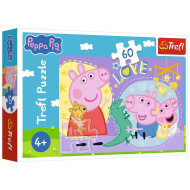 Peppa Pig slagalica od 60 dijelova - Trefl