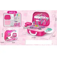Pink kovčeg set za uljepšavanje 24kom