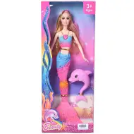 Plavokosa sirena sa dupinom 30 cm