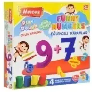 Play-Dough: Heroes Zabavni brojevi plastelin set 22kom