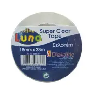Prozirni selotejp širine 18mm i dužine 33m
