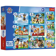 Psići u ophodnji Hrabri psi 10-u-1 puzzle set - Trefl