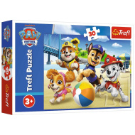 Psići u ophodnji Psići na plaži puzzle od 30 dijelova - Trefl