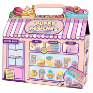 Puffy Pouches: Set dizajna pufastih privjesaka - kafić