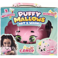 Pufnasta životinjica od sljezova pjenica: Candy - plava