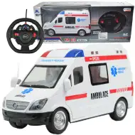 RC daljinski upravljač hitne pomoći sa svjetlosnim efektima 1/48 omjer 27 MHz 23 cm