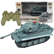 RC daljinski upravljač Njemački Tiger tenk sa stvarnim funkcijama 1/30 omjer 2.4GHz 30cm