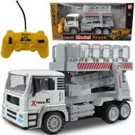 RC daljinski upravljač s metalnom kabinom kamiona sa svjetlosnim efektima 27MHz 1/12 omjer 32cm