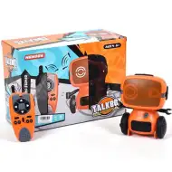 RC interaktivni robot TalkBot s walkie-talkiejem u narančastoj boji 2.4GHz