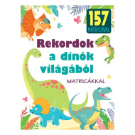 Rekordi iz svijeta dinosaura poučna knjiga s naljepnicama