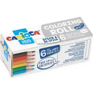 Samoljepljivi mini valjak za bojanje 6kom mini olovki - Carioca