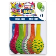 Šareni set balona za zabavu dinosaura 8kom