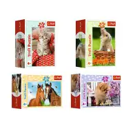 Šarmantne životinje 54kom mini puzzle 4 vrste - Trefl