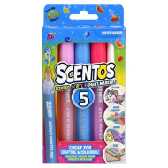 Scentos mirisljivi akrilni flomasteri u pastelnim bojama 5 kom