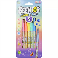 Scentos mirisljivi gel olovke, set od 5 komada - pastelne boje