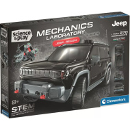 Science &amp; Play: Mehanička radionica – Jeep Recon građevinski set - Clementoni
