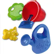 Set za pijesak sa valovitom kanticom, 5 dijelova - D-Toys