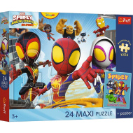 Spidey i prijatelji Pustolovine s prijateljima Maxi slagalica 24 dijela - Trefl