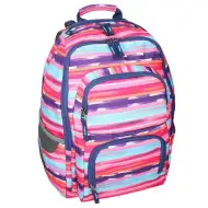 Spirit: E-Bag šarena prugasta zaobljena školska torba, ruksak 46x34x22cm