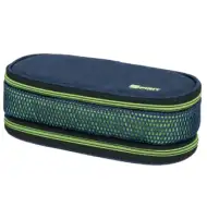 Spirit: My Bag neon zelena i plava ovalna pernica