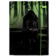 Spirit: Panther black pantera crna mapa sa gumom veličine A/4